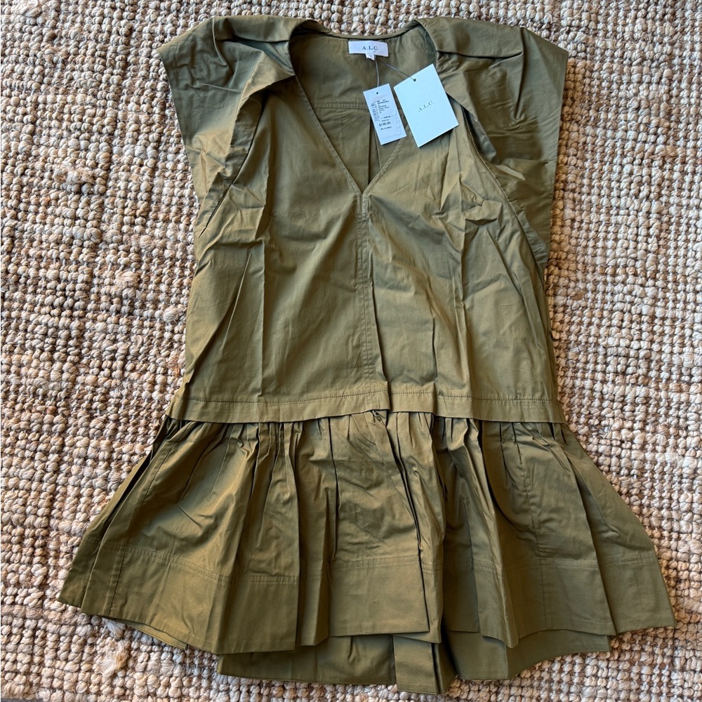 A.L.C. Ember Cotton Cap-Sleeve Minidress - Picture 3 of 6